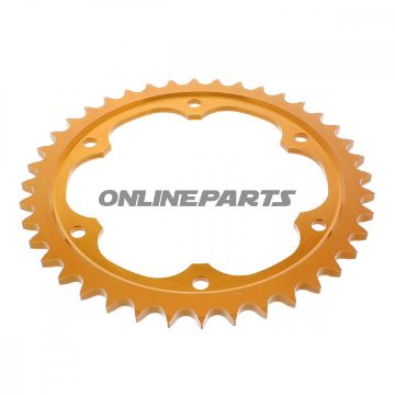 Rear Sprocket Alu 40Tooth Pitch 525 Orangeesjot Inner Diameter 128.3 Lk155
