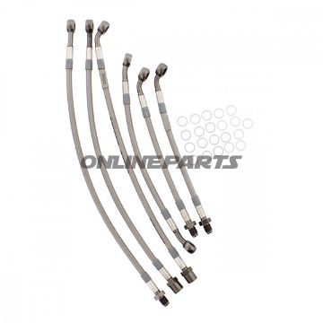Br Hose Stahlflex Kitanschl Anthracite Six-Part
