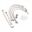 Braided Steel Brake Hose Kit Jmpanthracite Clear Hose 6 Piece Hose Kit