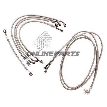 Br Hose Stahlflex Kitanschl Anthracite 7Tlg