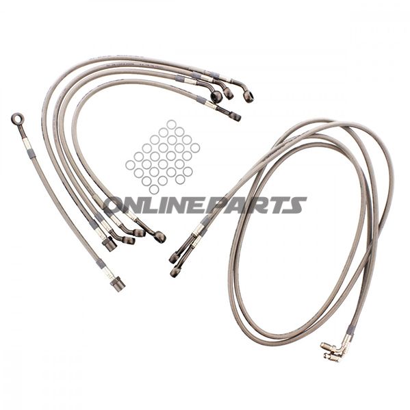 Br Hose Stahlflex Kitanschl Anthracite 7Tlg