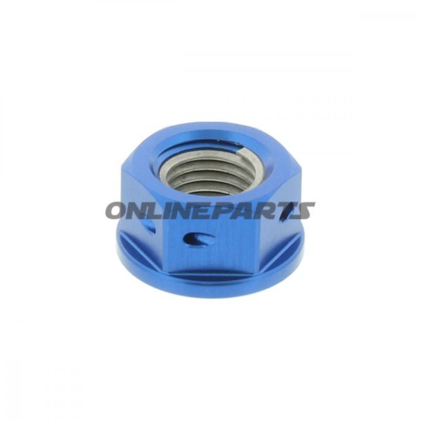 Sprocket Nut Jmp By Proboltm10x1.25Mm Alu Drilled Blue
