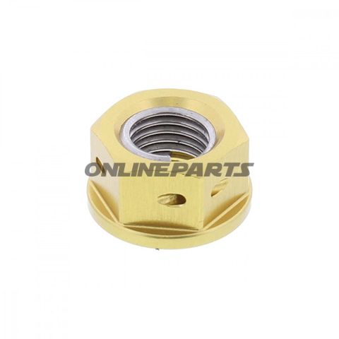 Sprocket Nut Jmp By Proboltm10x1.25Mm Alu Drilled Gold