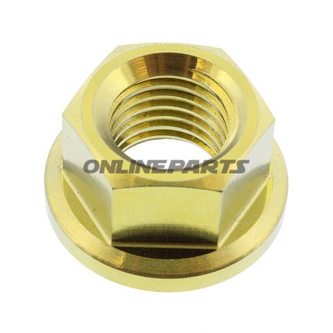 Sprocket Nut Jmp By Proboltm10x1.25Mm Titanium Gold