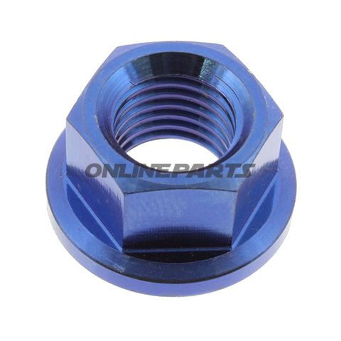 Sprocket Nut Jmp By Proboltm10x1.25Mm Titanium Blue