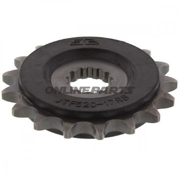 Front Sprocket 17 Tooth Pitch 525Rubber Damper Inner Diameter 21.7/25