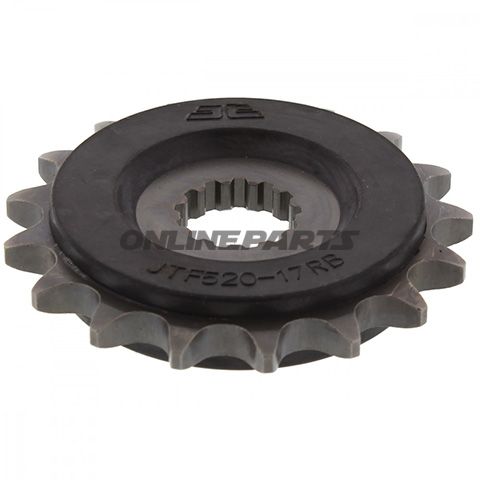 Front Sprocket 17 Tooth Pitch 525Rubber Damper Inner Diameter 21.7/25