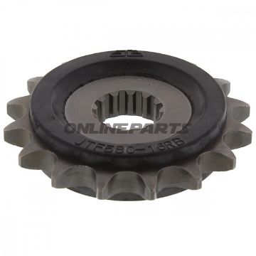 Front Sprocket 16 Tooth Pitch 530Rubber Damper Inner Diameter 21.6/25