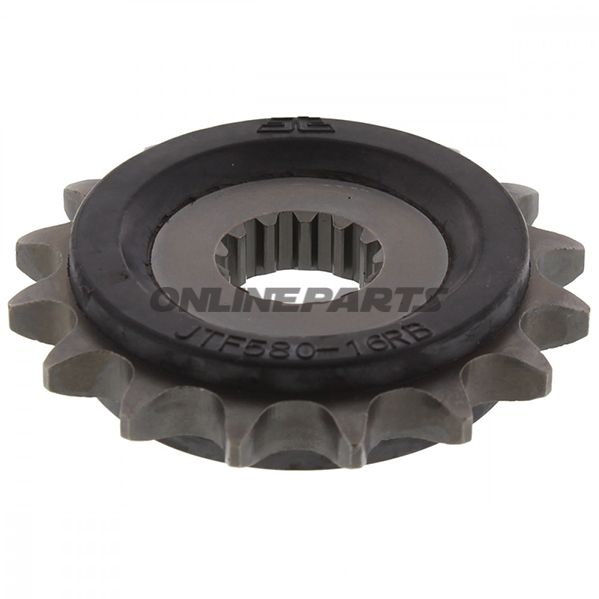 Front Sprocket 16 Tooth Pitch 530Rubber Damper Inner Diameter 21.6/25