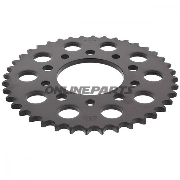Zbk Rear Sprocket 40 Tooth Pitch 525 Blackinner Diameter 080 Bolt Spacing 110
