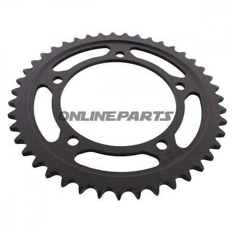 Rear Sprocket 43 Tooth Pitch 525 Blackinner Diameter 120 Bolt Spacing 140