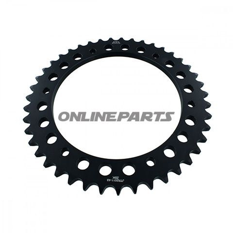 Rear Sprocket 43 Tooth Pitch 530 Blackinner Diameter 155 Bolt Spacing 176