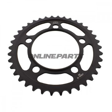 Rear Sprocket 38 Tooth 525 Pitch Blackinner Diameter 101 Bolt Spacing 124