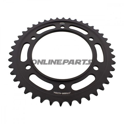 Rear Sprocket 42 Tooth Pitch 525 Blackinner Diameter 125 Bolt Spacing 150