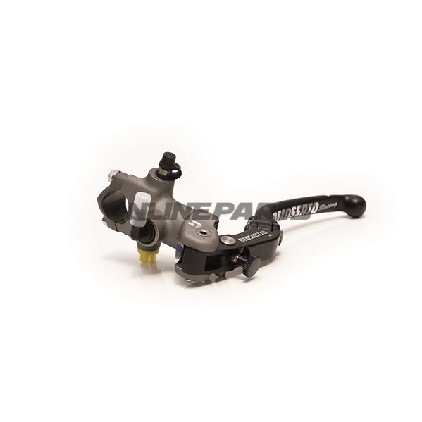 Accossato Hydraulic Clutch Master Cylinder16 X 16 Folding Lever Black For 22Mm Bars
