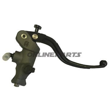 Accossato Hydraulic Brake Master Cylinder19 X 18 Fixed Lever Black For 22Mm Bars