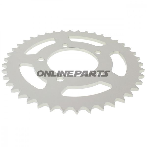 Rear Sprocket Alu 42 Tooth Pitch 520 Silverinner Diameter 080 Bolt Spacing 100
