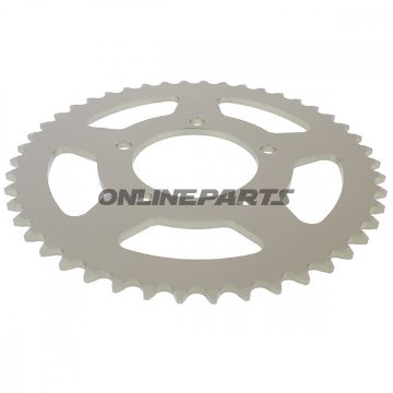 Rear Sprocket Alu 46 Tooth Pitch 520 Silverinner Diameter 080 Bolt Spacing 100