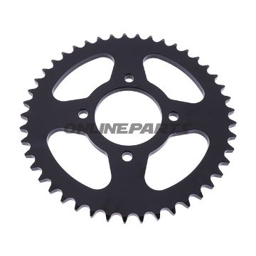 Rear Sprocket 45 Tooth Pitch 428 Blackinnendurchmesser 058 Lochkreis 078