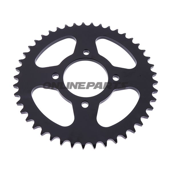 Rear Sprocket 45 Tooth Pitch 428 Blackinnendurchmesser 058 Lochkreis 078