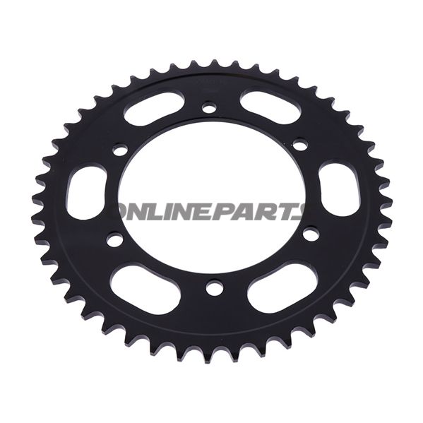 Rear Sprocket 46 Tooth Pitch 525 Blackinner Diameter 125 Bolt Spacing 145