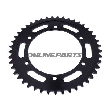 Rear Sprocket 45 Tooth Pitch 525 Blackinner Diameter 136 Bolt Spacing 156