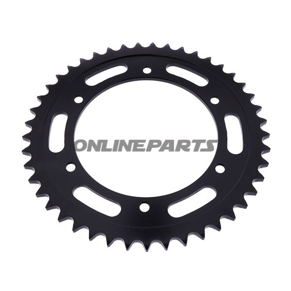 Rear Sprocket 45 Tooth Pitch 525 Blackinner Diameter 136 Bolt Spacing 156