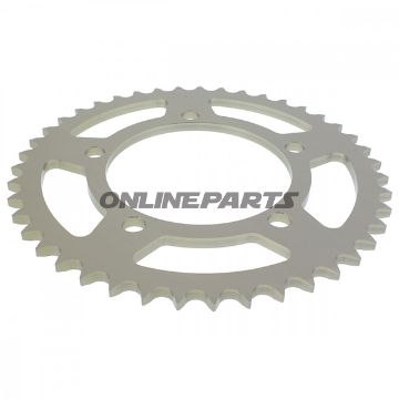 Rear Sprocket Alu 43 Tooth Pitch 525 Silverinner Diameter 110 Bolt Spacing 131