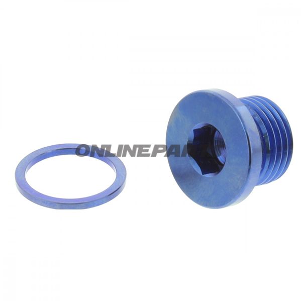 Oil Drain Plug Mag Proboltm16x1.50Mm 10Mm Titan Blue