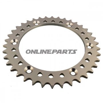 Rear Sprocket Alu 38Z Teilung 520 Silveresjot Inner Diameter 136 Bolt Spacing 156