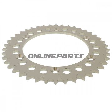 Rear Sprocket Alu 42 Tooth Pitch 520 Silveresj Inner Diameter 136 Bolt Spacing 156