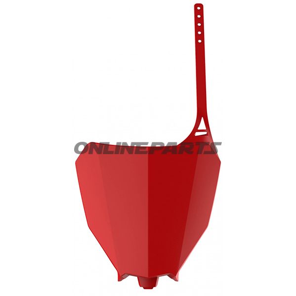 Number Plate Red 04