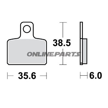 Brake Pads Sintered Si Trwalternative: 7323272