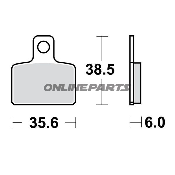 Brake Pads Sintered Si Trwalternative: 7323272