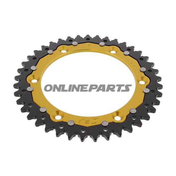 Rear Sprocket Dual 41 Tooth Pitch 520 Goldzf Inner Diameter 136 Bolt Spacing 156