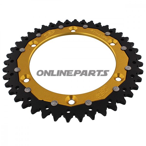 Rear Sprocket Dual 42 Tooth Pitch 520 Goldzf Inner Diameter 136 Bolt Spacing 156