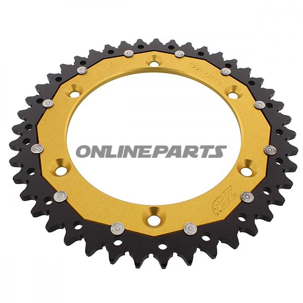 Rear Sprocket Dual 43 Tooth Pitch 520 Goldzf Inner Diameter 136 Bolt Spacing 156
