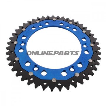 Rear Sprocket Dual 45 Tooth Pitch 520 Bluezf Inner Diameter 136 Bolt Spacing 156