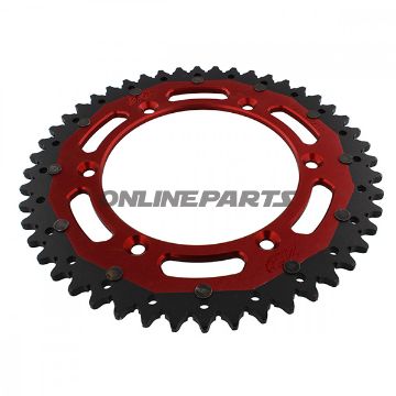 Rear Sprocket Dual 48 Tooth Pitch 520 Redzf Inner Diameter 136 Bolt Spacing 156