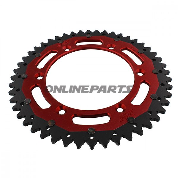Rear Sprocket Dual 48 Tooth Pitch 520 Redzf Inner Diameter 136 Bolt Spacing 156