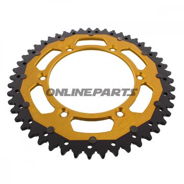 Rear Sprocket Dual 50 Tooth Pitch 520 Goldzf Inner Diameter 136 Bolt Spacing 156
