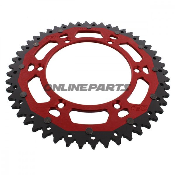 Rear Sprocket Dual 50 Tooth Pitch 520 Redzf Inner Diameter 136 Bolt Spacing 156