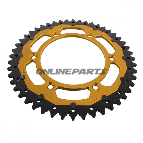 Rear Sprocket Dual 48 Tooth Pitch 520 Goldzf Inner Diameter 125 Bolt Spacing 153
