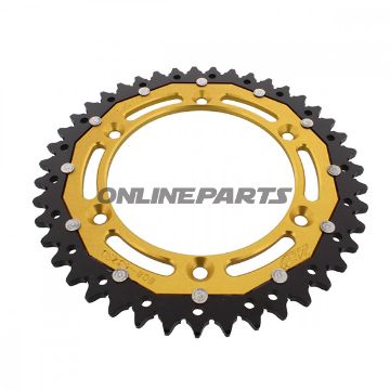 Rear Sprocket Dual 43 Tooth Pitch 520 Goldzf Inner Diameter 126 Bolt Spacing 146