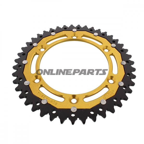 Rear Sprocket Dual 43 Tooth Pitch 520 Goldzf Inner Diameter 126 Bolt Spacing 146