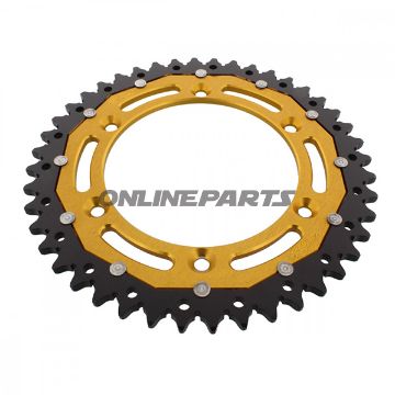 Rear Sprocket Dual 44 Tooth Pitch 520 Goldzf Inner Diameter 126 Bolt Spacing 146