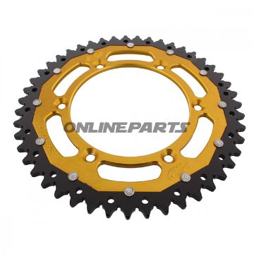 Rear Sprocket Dual 47 Tooth Pitch 520 Goldzf Inner Diameter 126 Bolt Spacing 146