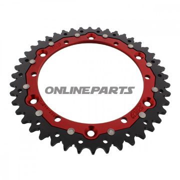 Rear Sprocket Dual 44 Tooth Pitch 520 Redzf Inner Diameter 152 Bolt Spacing 175