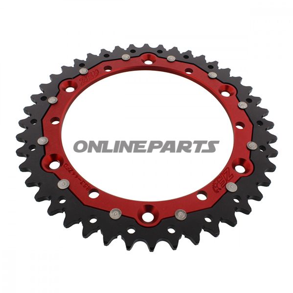 Rear Sprocket Dual 44 Tooth Pitch 520 Redzf Inner Diameter 152 Bolt Spacing 175