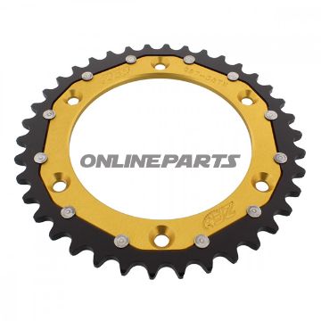 Rear Sprocket Dual 38 Tooth Pitch 520 Goldzf Inner Diameter 125 Bolt Spacing 150